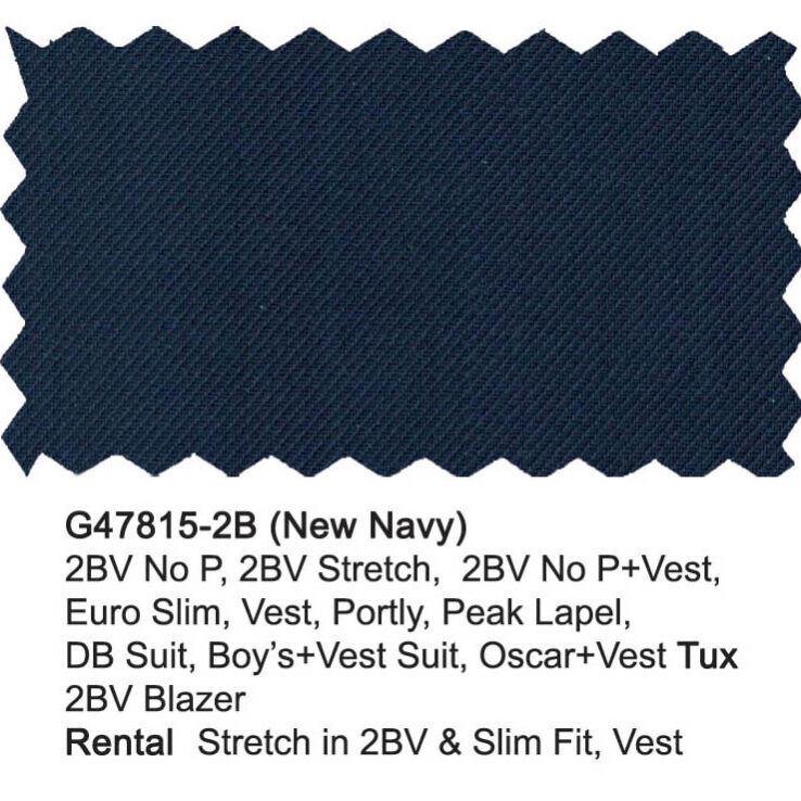 G47815-2B-Giorgio Fiorelli Boys Suit-Solid Navy