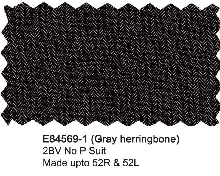 E84569-1-Enzo Suit-Gray Herringbone
