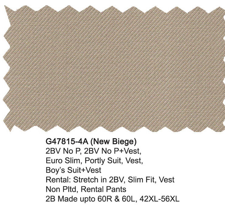 G47815-4A-Giorgio Fiorelli Suit-New Beige