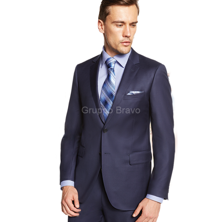 E59663-6-Enzo Suit-Solid Blue