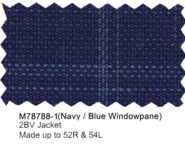 M78788-1-Mantoni Wool Jacket-Navy Blue Windowpane