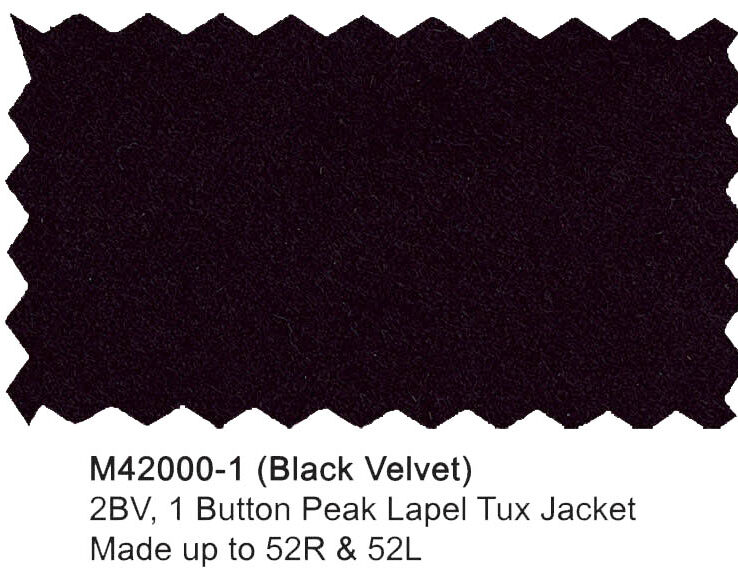 M42000-1-Mantoni Velvet Jacket-Black Velvet