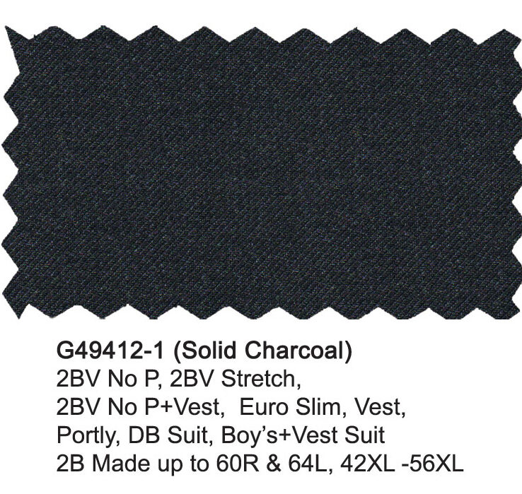 G49412-1-Giorgio Fiorelli Suit-Charcoal
