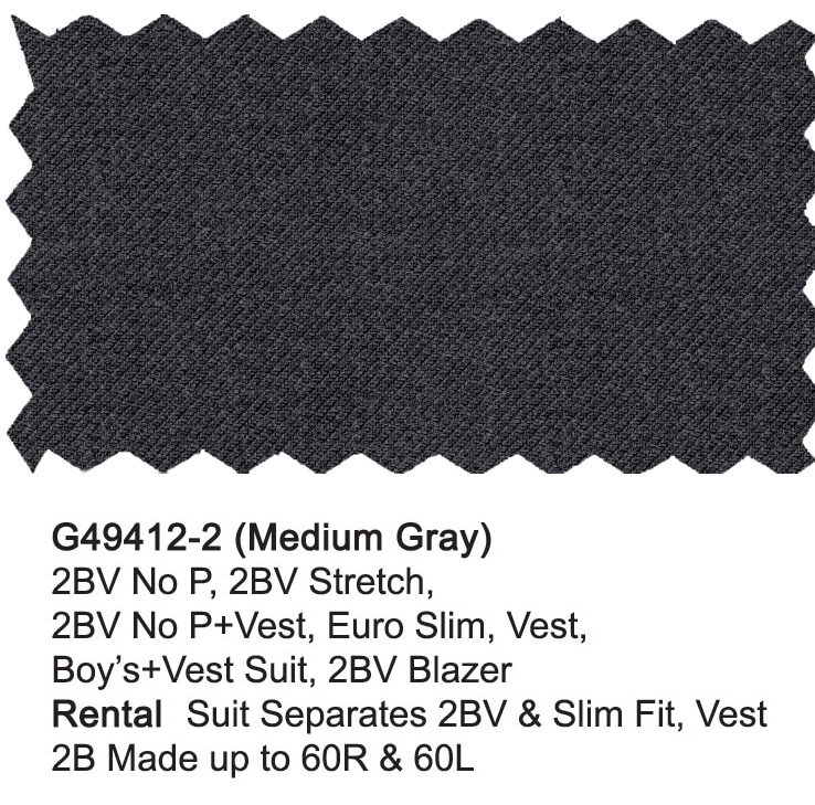 G49412-2-Giorgio Fiorelli Boys Suit-Medium Gray