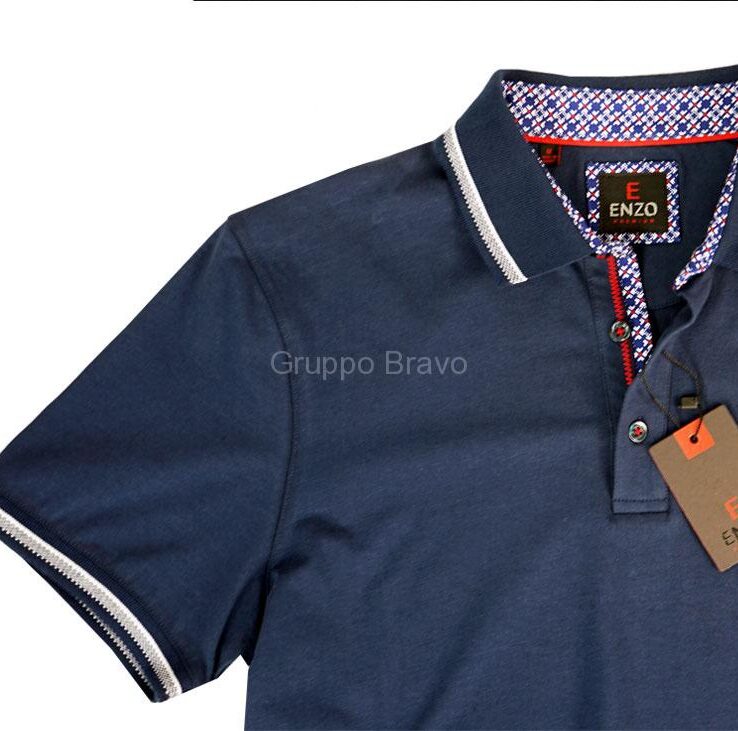 Enzo Polo Shirt-E101-Navy