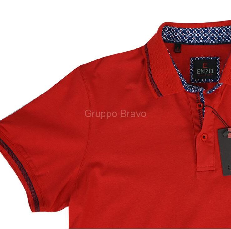 Enzo Polo Shirt-E101-Red