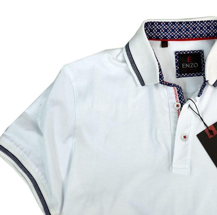 Enzo Polo Shirt-E101-White