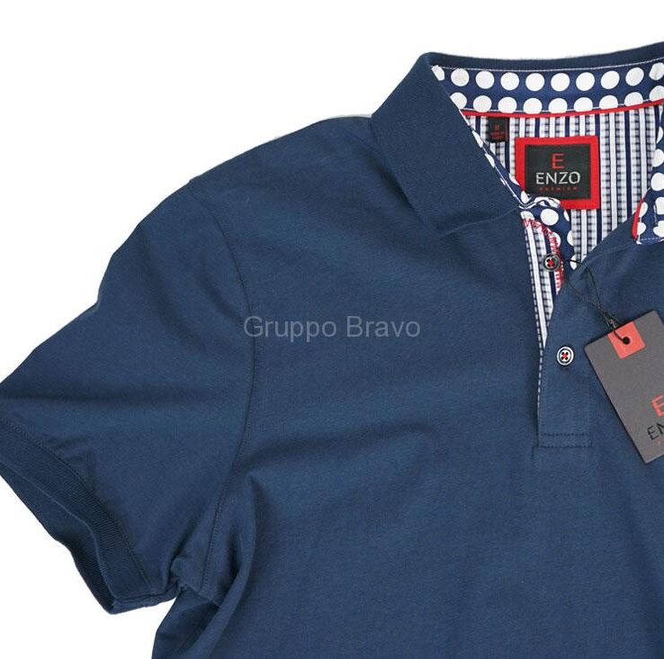 Enzo Polo Shirt-E105-Navy