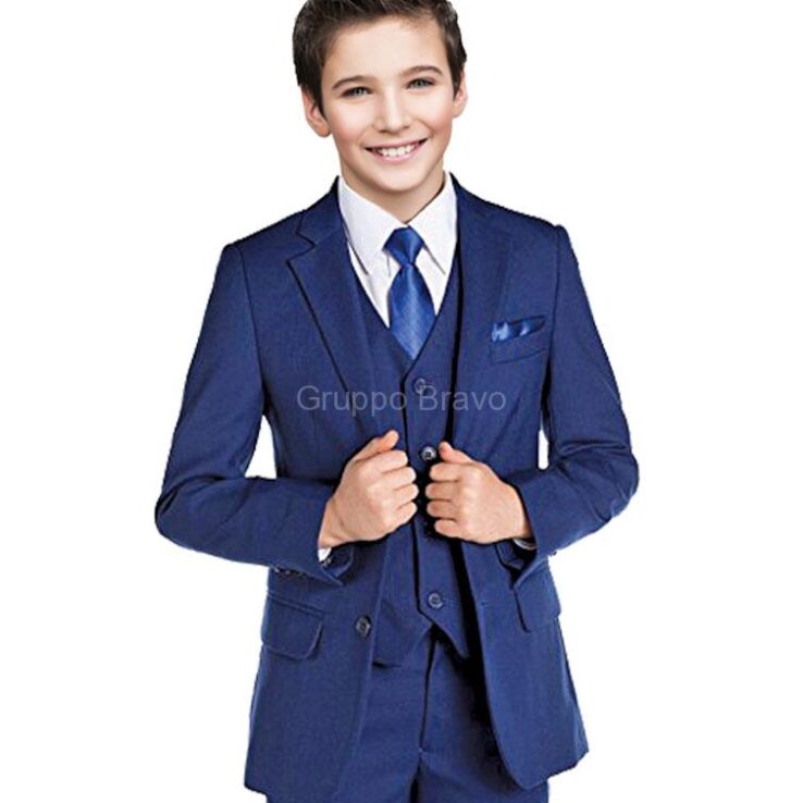 G47815-17-Giorgio Fiorelli Boys Suit-French Blue