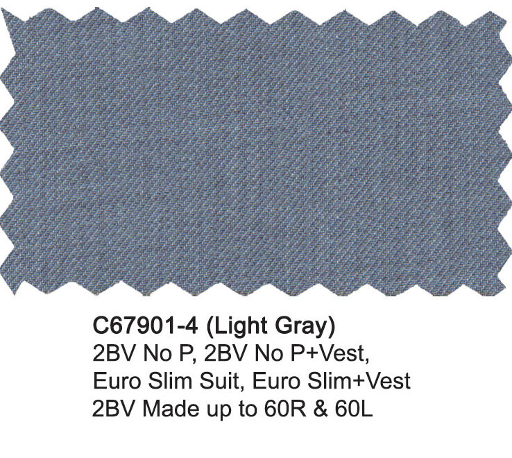 C67901-4-Carlo Lusso Suit-Light Gray