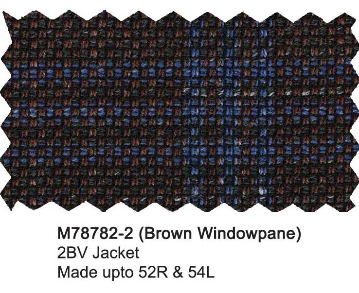 M78782-2-Mantoni Wool Jacket-Brown Windowpane