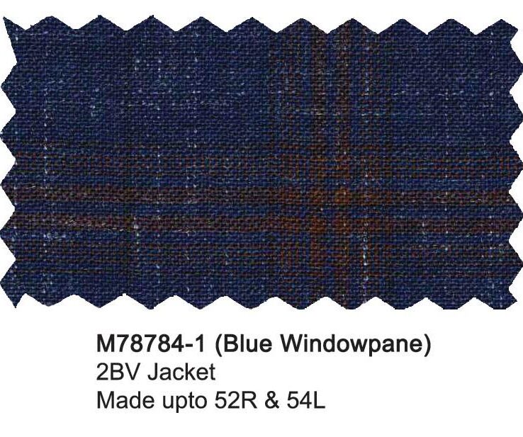M78784-1-Mantoni Wool Jacket-Blue Windowpane