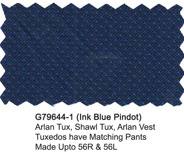 G79644-1-Girogio Fiorelli Tuxedo-Ink Blue Pindot