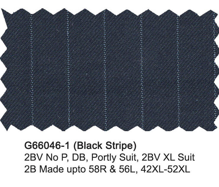 G66046-1-Giorgio Fiorelli Suit-Black Stripe