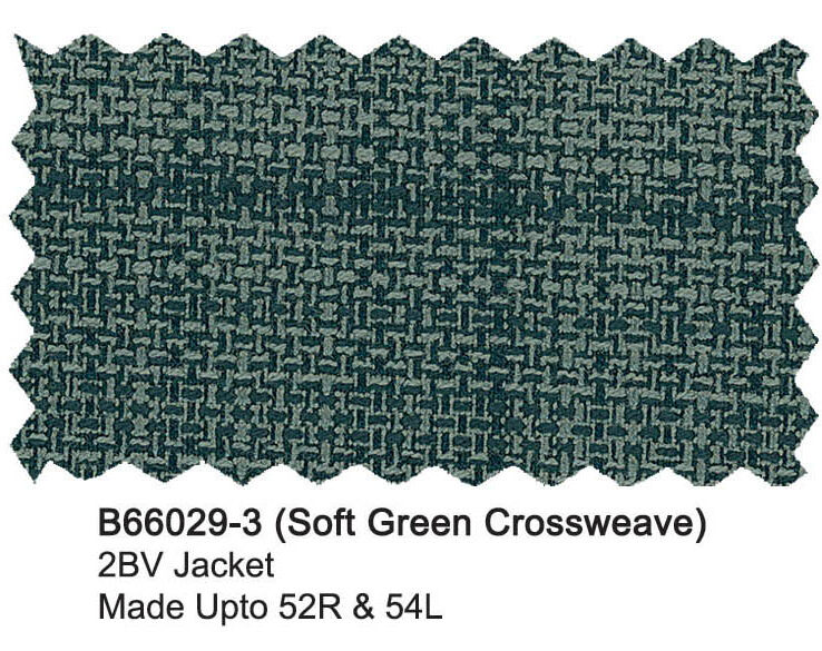 B66029-3-Bertolini Jacket-Soft Green Crossweave