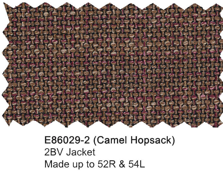 E86029-2-Enzo Wool Jacket-Camel Hopsack