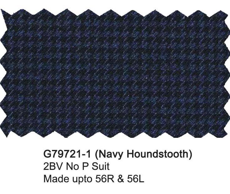 G79721-1-Giorgio Fiorelli Suit-Navy Houndstooth