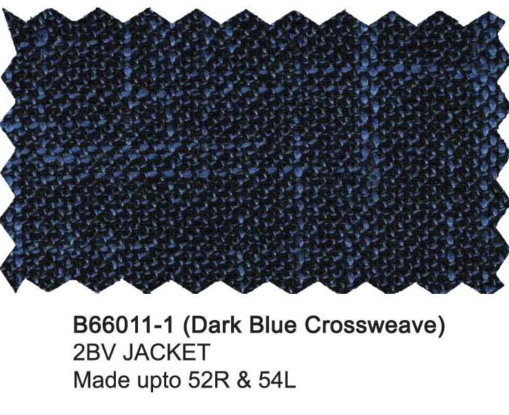 B66011-1-Bertolini Jacket-Dark Blue Crossweave