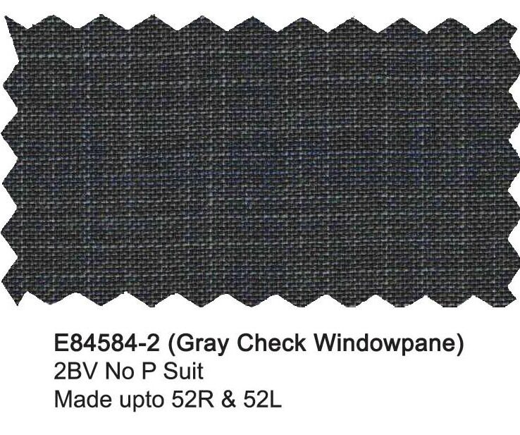 E84584-2-Enzo Suit-Gray Check Windowpane