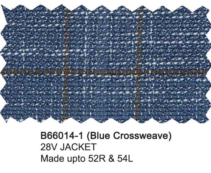 B66014-1-Bertolini Jacket-Blue Crossweave