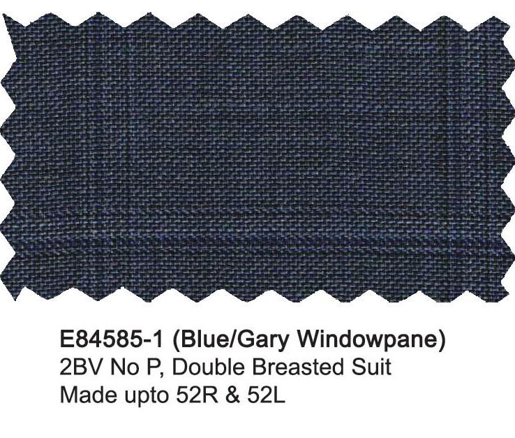 E84585-1-Enzo Suit-Blue/Gray Windowpane
