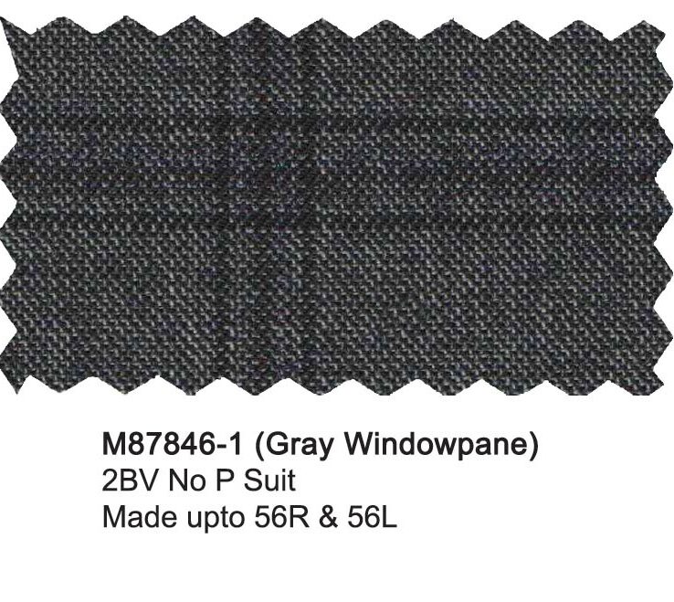 M87846-1-Mantoni Suit-Gray Windowpane
