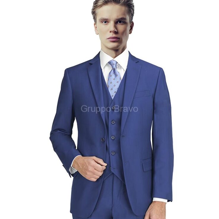 G47815-17-Giorgio Fiorelli Suit-French Blue – Gruppo Bravo