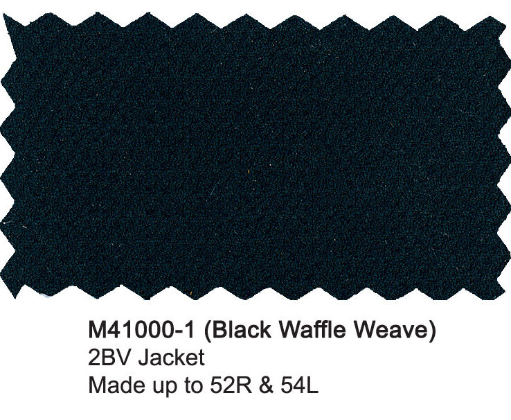 M41000-1-Mantoni Wool Jacket-Black Waffle Weave