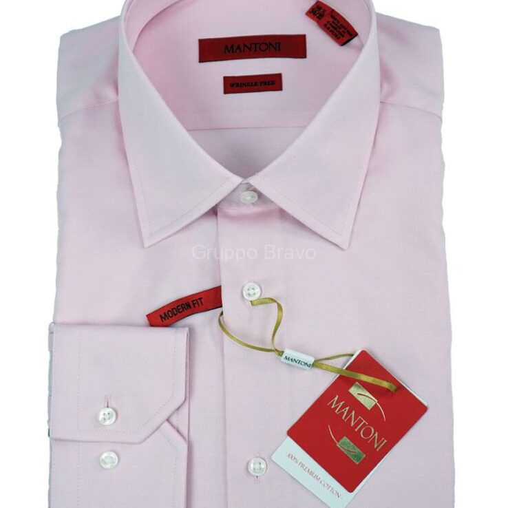Mantoni Derss Shirts-M20001-5-Pink