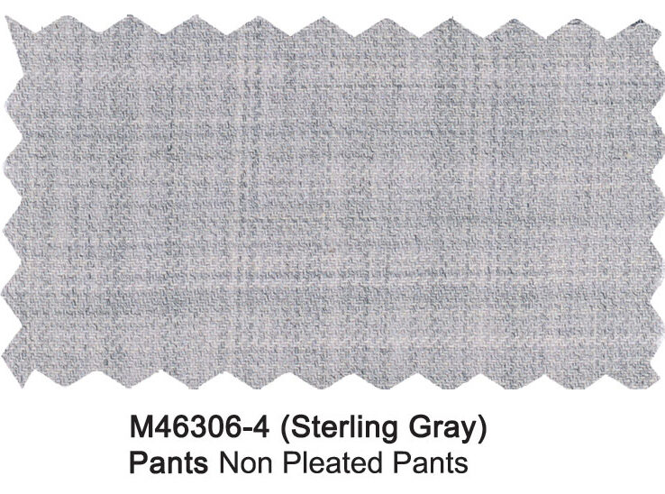 Mantoni Gray shades & Navy Wool Single-pleat Trousers in CA, NY