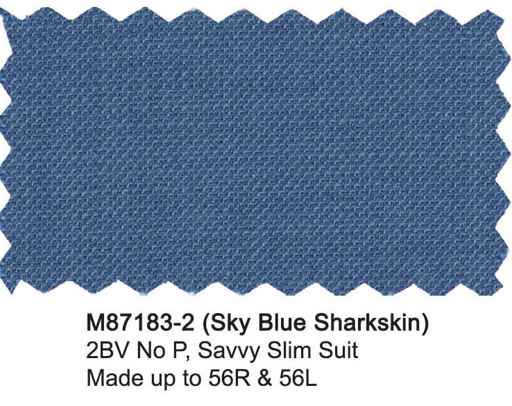 M87183-2-Mantoni Suit-Sky Blue Sharkskin