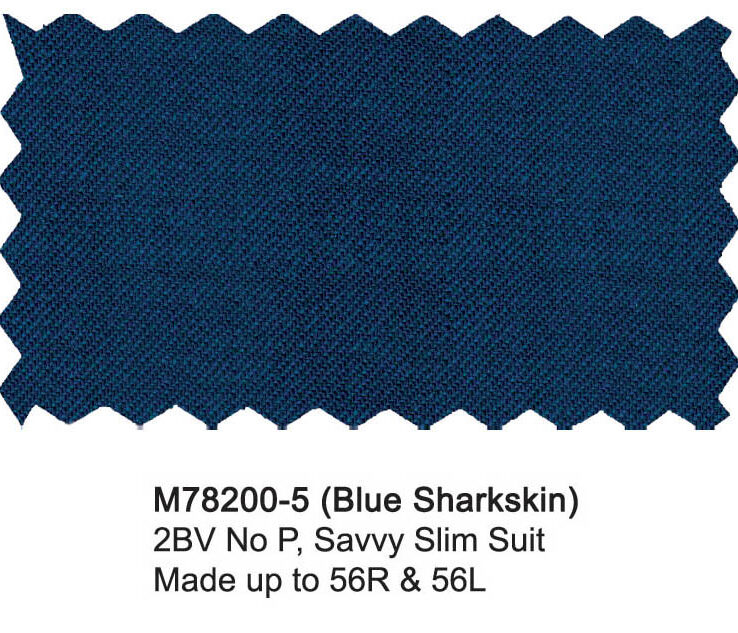 M87200-5-Mantoni Suit-Blue Sharkskin