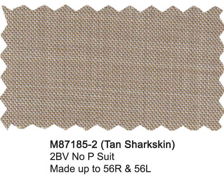 M87185-2-Mantoni Suit-Tan Sharkskin