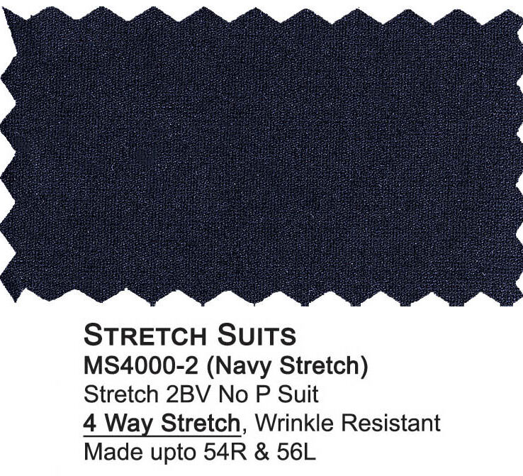 MS4000-2-Mantoni Stretch Suit-Navy Stretch