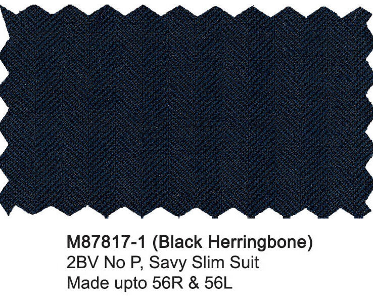 M87817-1-Mantoni Suit-Navy Harringbone