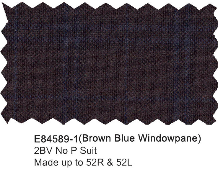 E84589-1-Enzo Suit-Brown Blue Windowpane