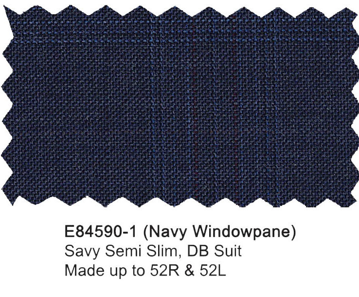 E84590-1-Enzo Suit-Navy Windowpane