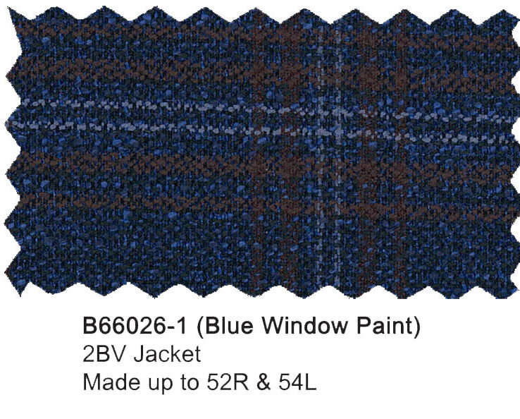 B66026-1-Bertolini Jacket-Blue Windowpane