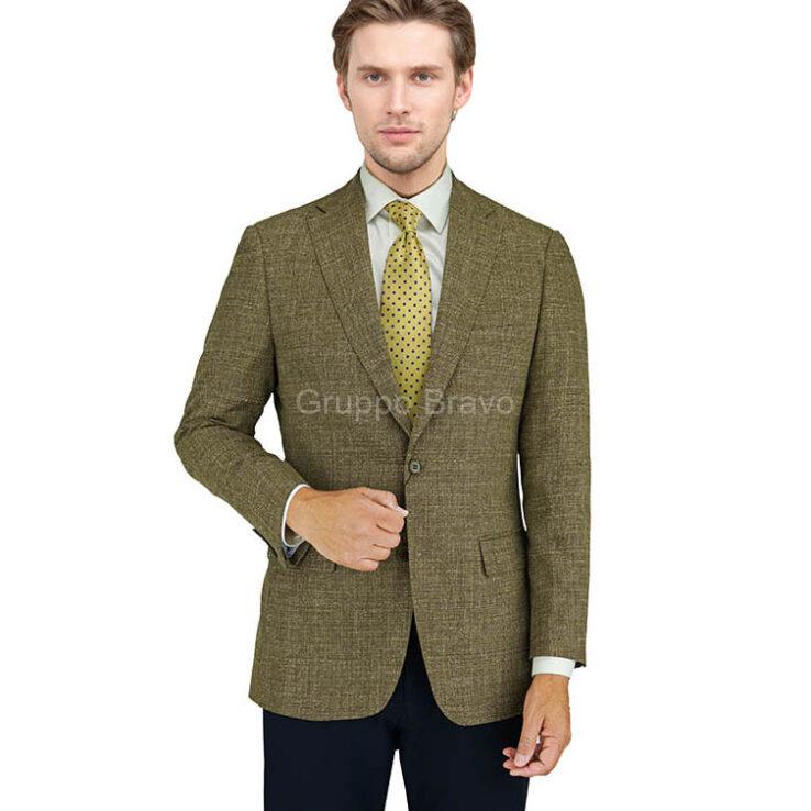 E88021-1-Enzo Wool Jacket-Lt. Taupe Textured