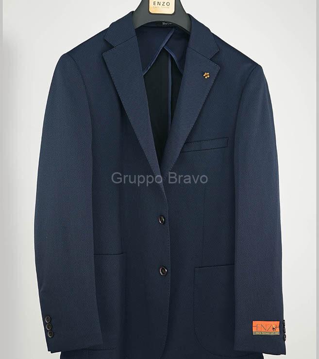 E95007-1-Enzo Soft Jacket-Navy Waffleweave