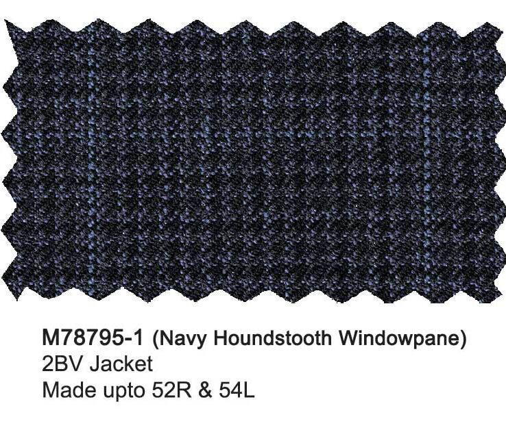 M78795-1-Mantoni Wool Jacket-Navy Houndstooth Windowpane