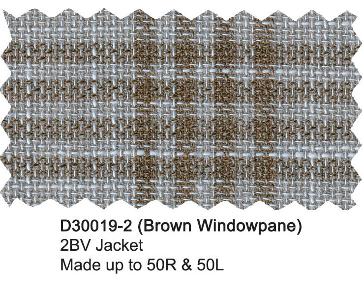 D30019-2-Drayscott Jacket-Brown Windowpane