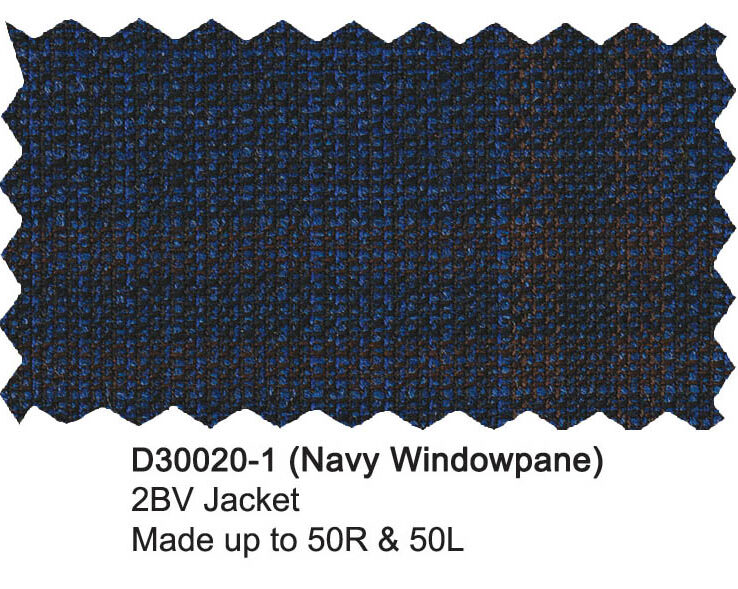 D30020-1-Drayscott Jacket-Navy Windowpane