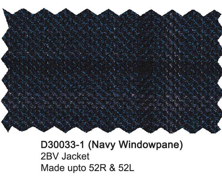 D30033-1-Drayscott Jacket-Navy Windowpane