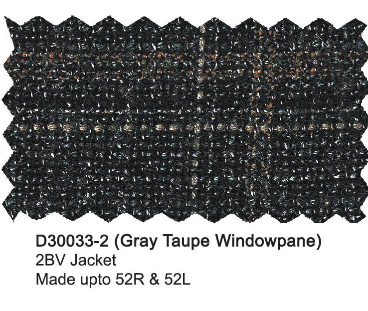 D30033-2-Drayscott Jacket-Gray Taupe Windowpane