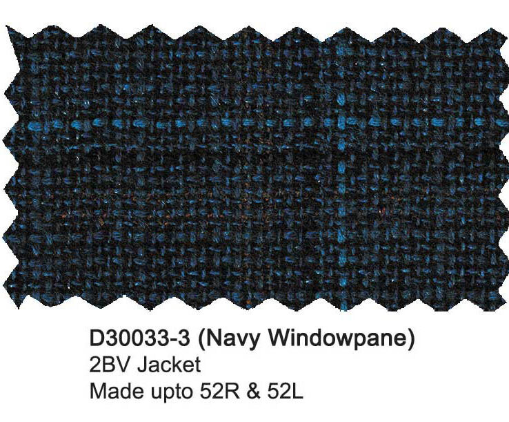 D30033-3-Drayscott Jacket-Navy Windowpane