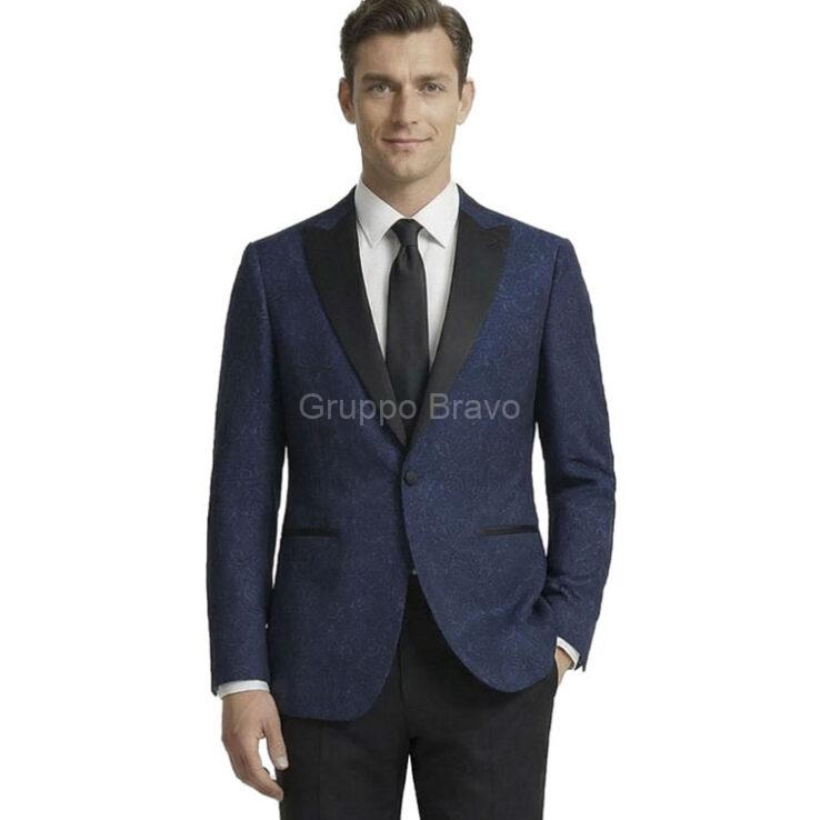 G79696-2-Giorgio Fiorelli Tuxedo-Blue Paisly