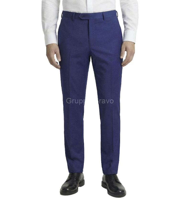 french blue dress pants Le Laboureur French Cotton Work Pant in French Blue EU 36/ US 26