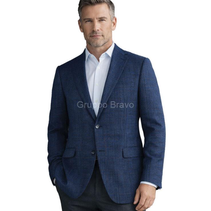 D30020-1-Drayscott Jacket-Navy Windowpane