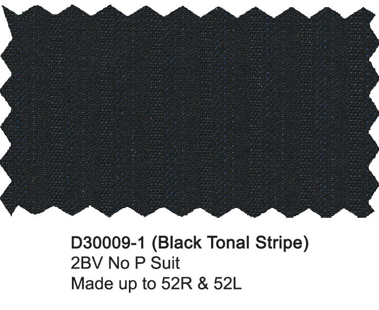 D30009-1-Drayscott Suit-Black Tonal Stripe